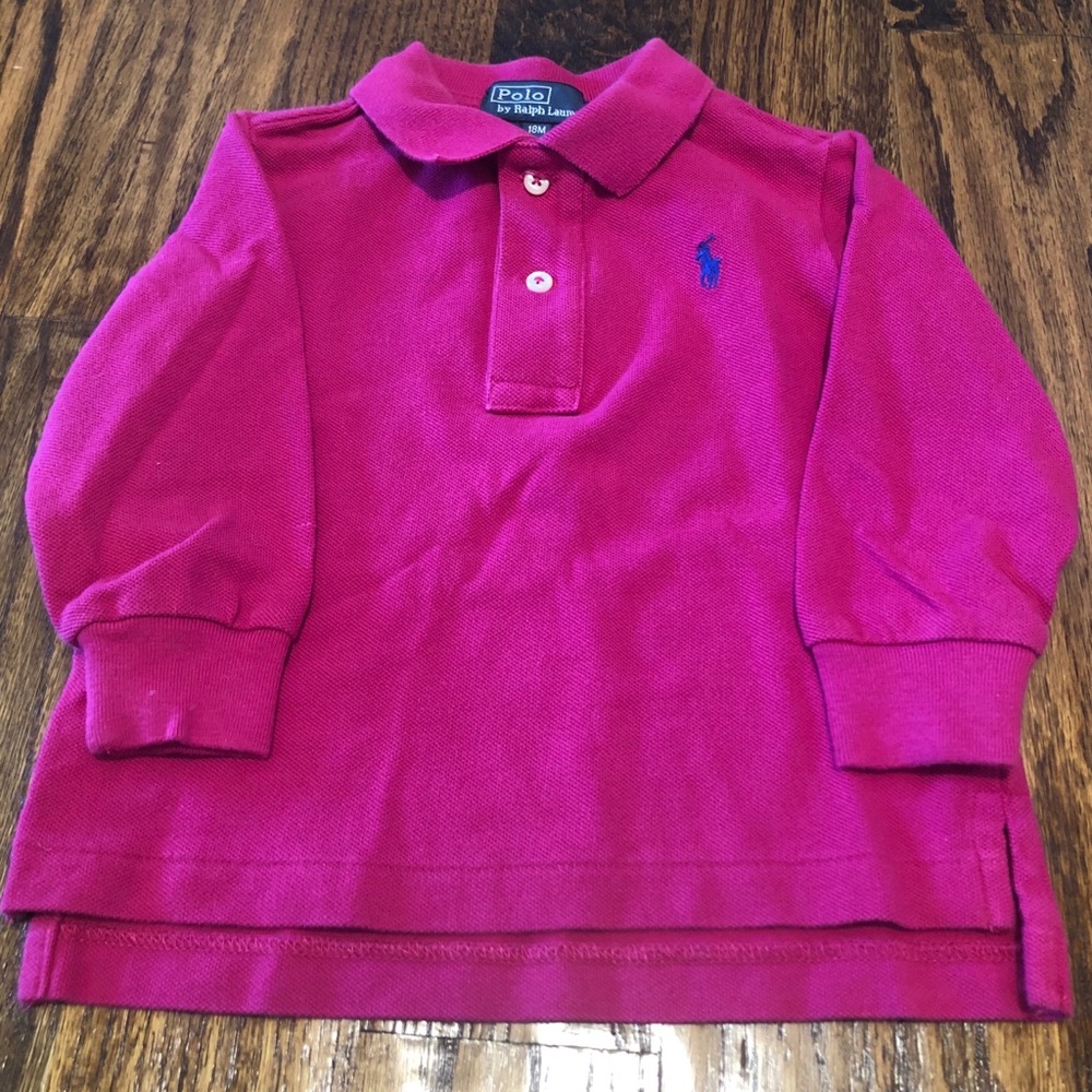 EUC Ralph Lauren Long Sleeve Polo Shirt